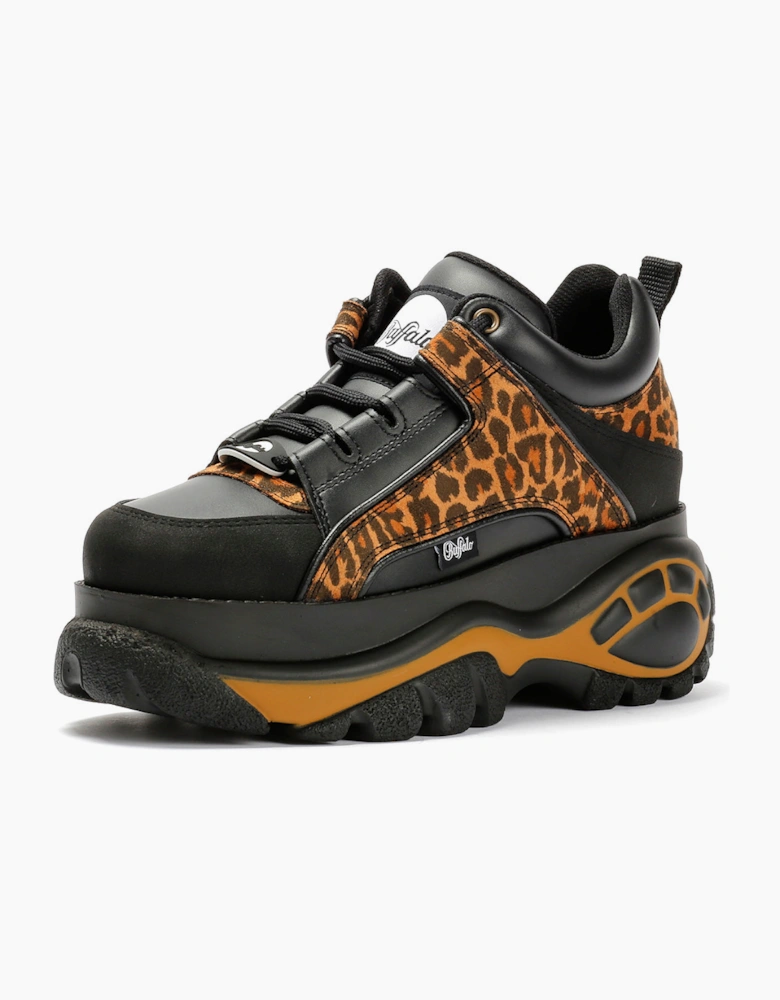 Buffalo 1339-14 Vegan Women's Leopard/Black Trainers