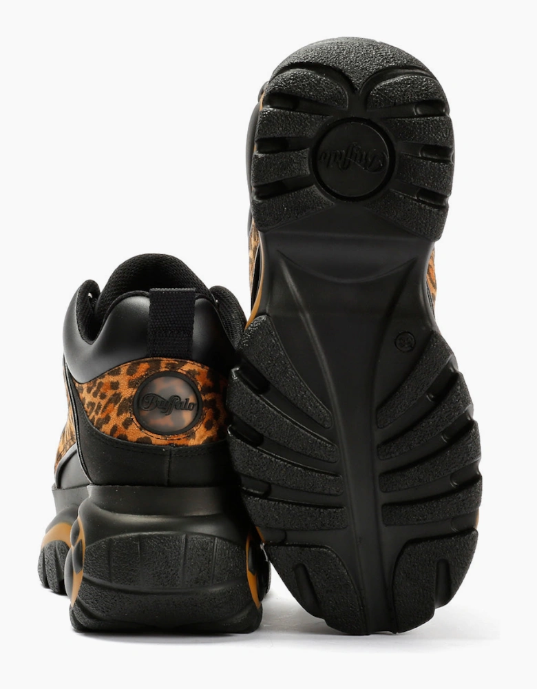 Buffalo 1339-14 Vegan Women's Leopard/Black Trainers