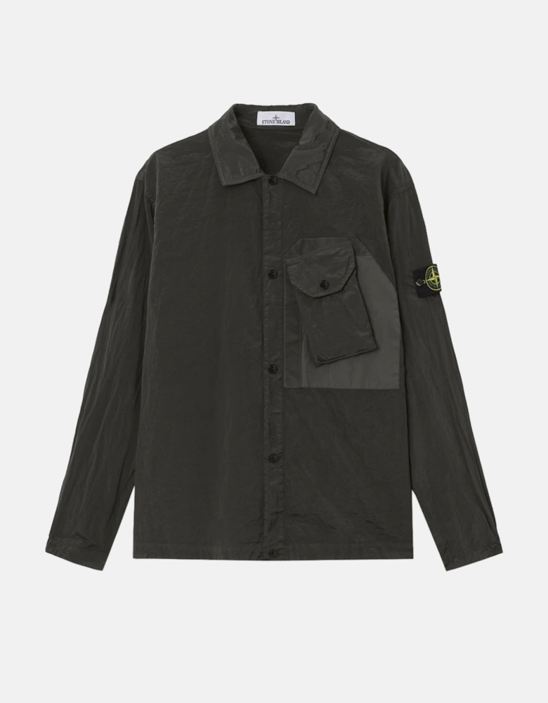 Slant Pocket 1200009 Overshirt Grey