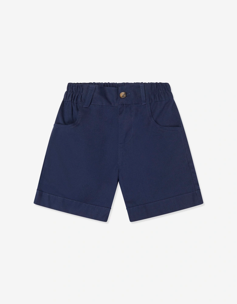 Childsplay Basics Boys Pocket Gabardine Shorts in Navy