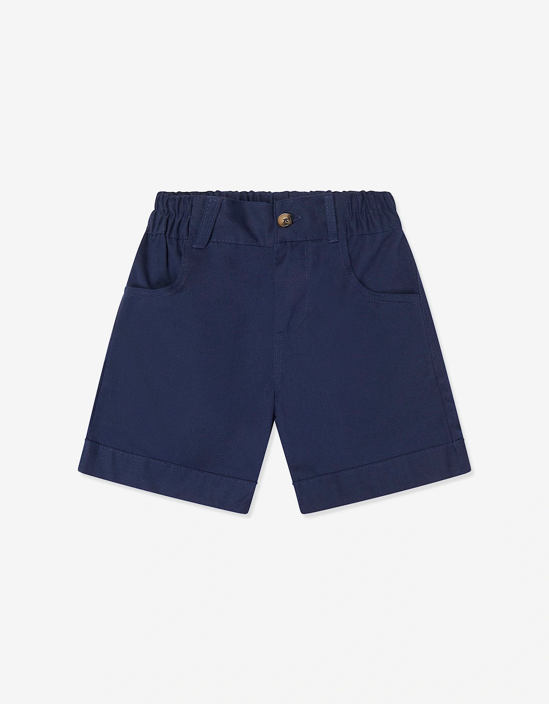 Childsplay Basics Boys Pocket Gabardine Shorts in Navy