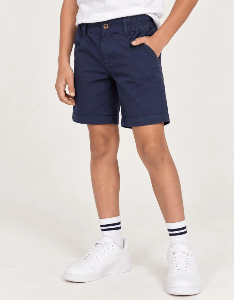 Childsplay Basics Boys Pocket Gabardine Shorts in Navy