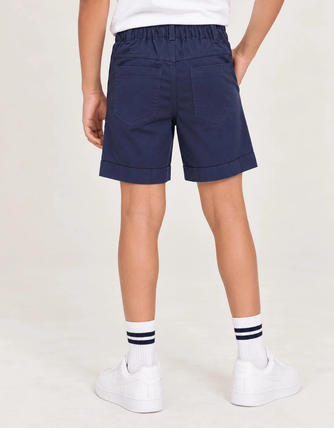 Childsplay Basics Boys Pocket Gabardine Shorts in Navy