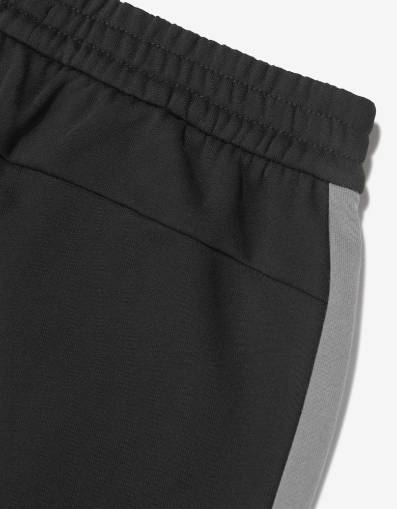 EA7 Emporio Armani Boys Train Athletic Colourblock Joggers in Black