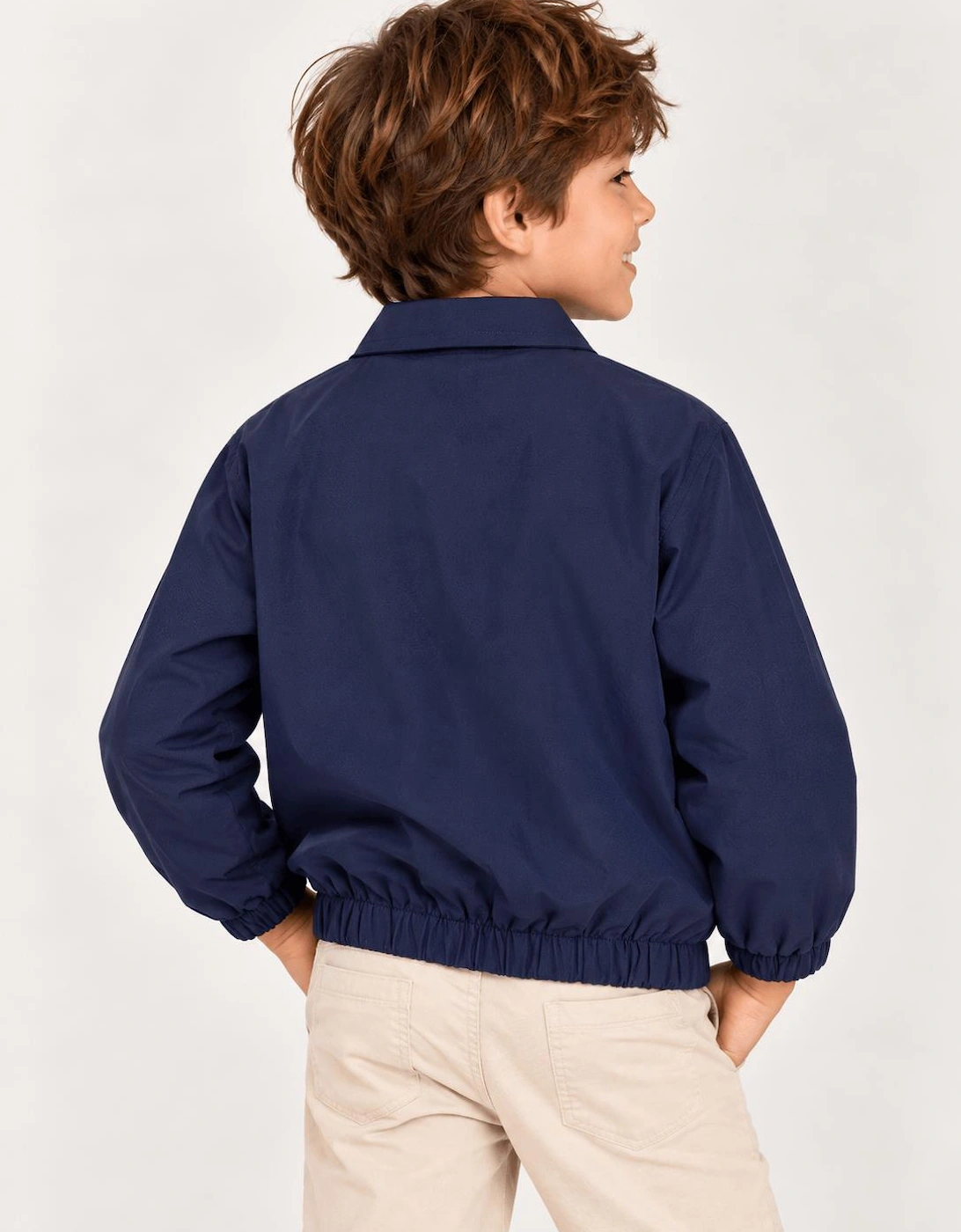 Childsplay Basics Boys Gabardine Jacket in Navy