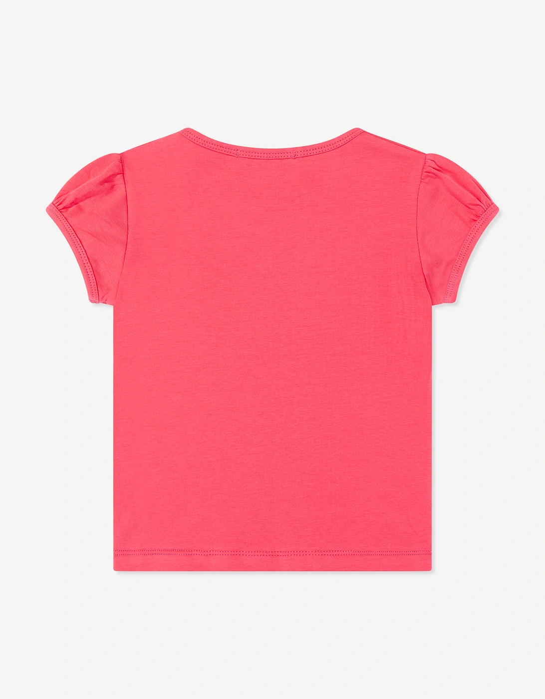 Childsplay Basics Girls Cotton T-Shirt in Pink