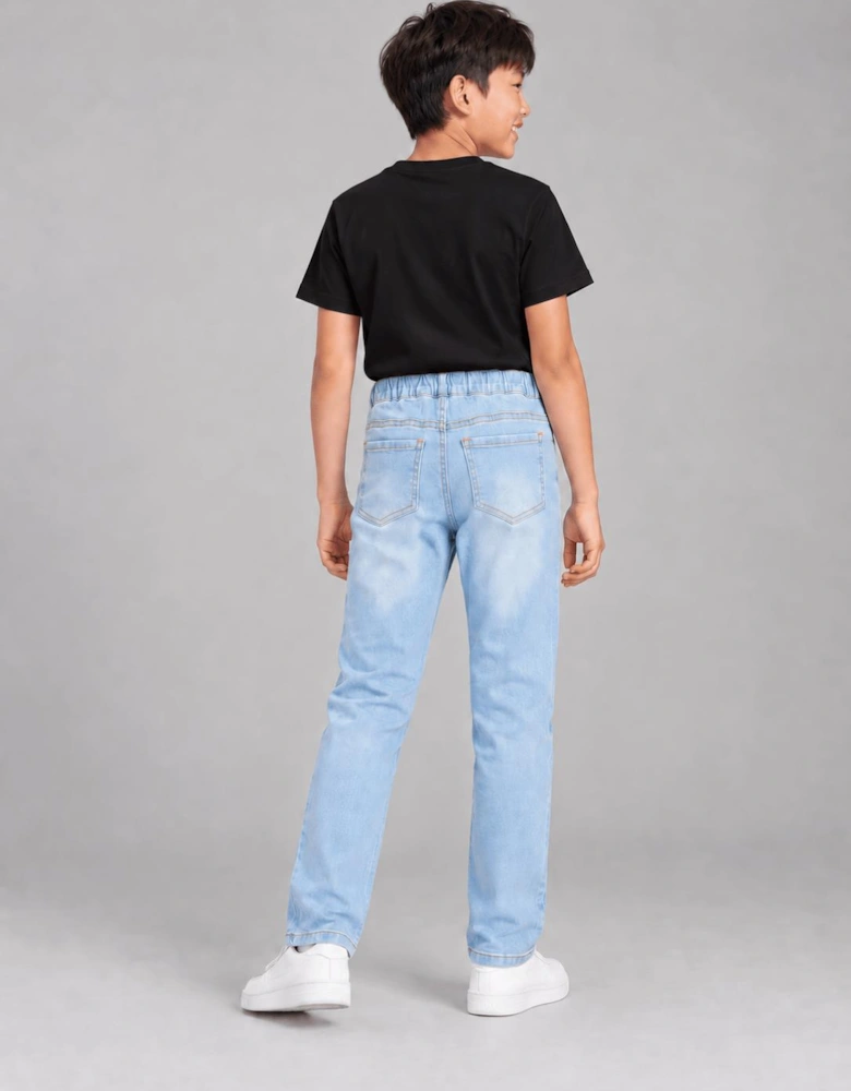 Childsplay Basics Boys Narrow Leg Jeans in Blue