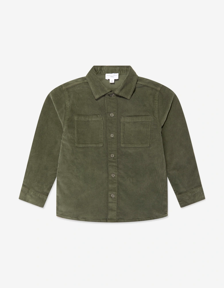 Childsplay Basics Boys Corduroy Shirt in Green