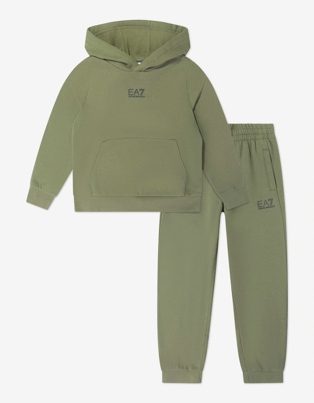 EA7 Emporio Armani Boys Train Core ID Tracksuit in Green