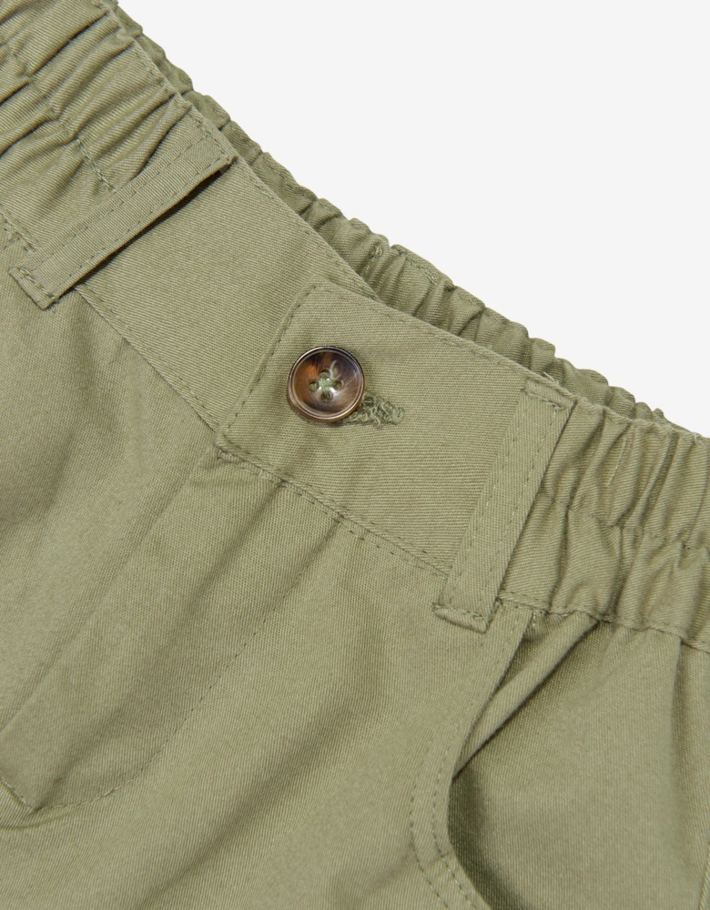 Childsplay Basics Boys Pocket Gabardine Shorts in Green