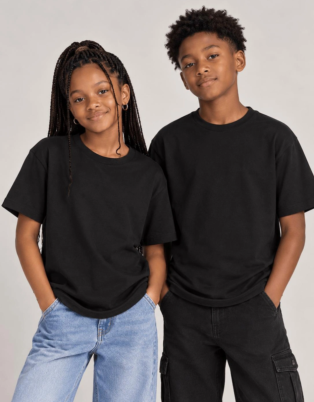 Childsplay Basics Kids Oversized T-Shirt in Black
