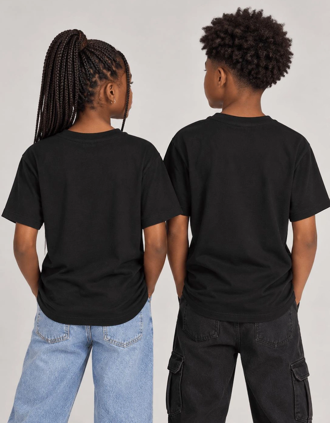 Childsplay Basics Kids Oversized T-Shirt in Black