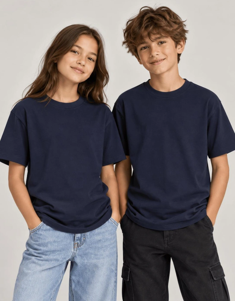 Childsplay Basics Kids Oversized T-Shirt in Navy