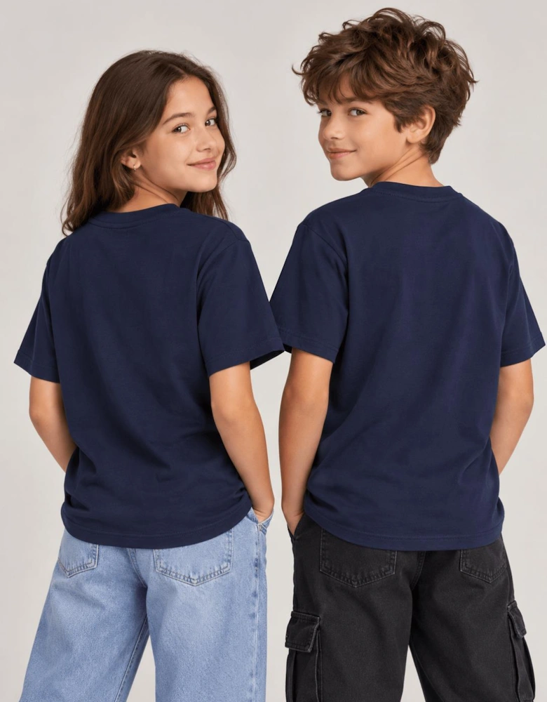 Childsplay Basics Kids Oversized T-Shirt in Navy