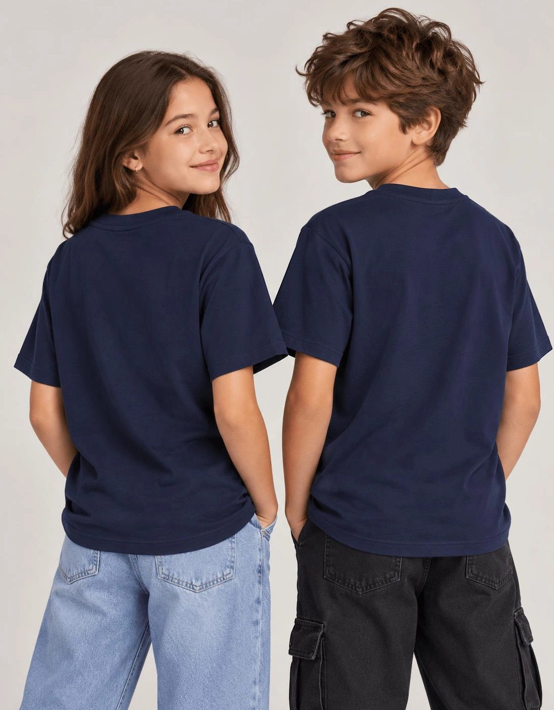 Childsplay Basics Kids Oversized T-Shirt in Navy
