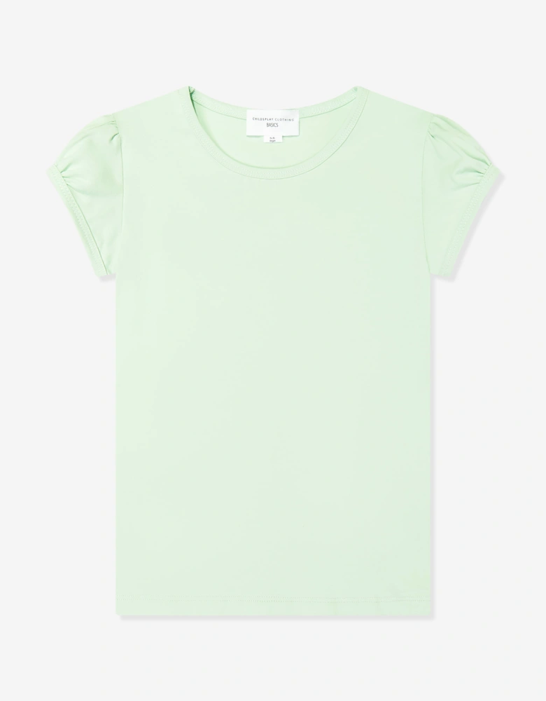 Childsplay Basics Girls Cotton T-Shirt in Green