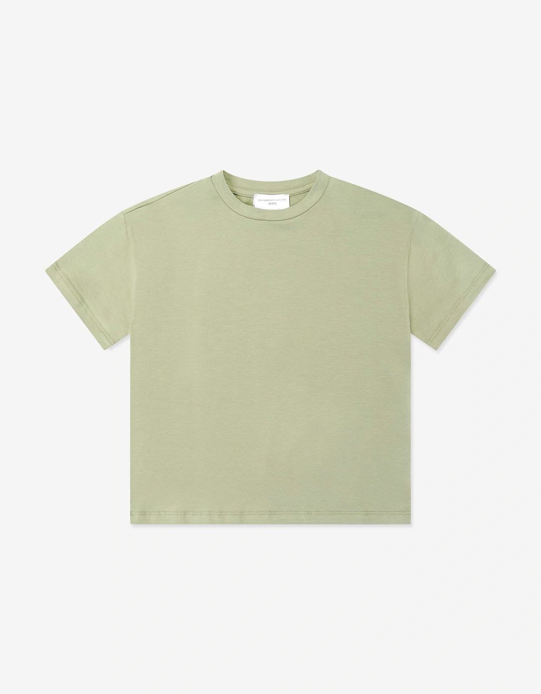 Childsplay Basics Kids Oversized T-Shirt in Green