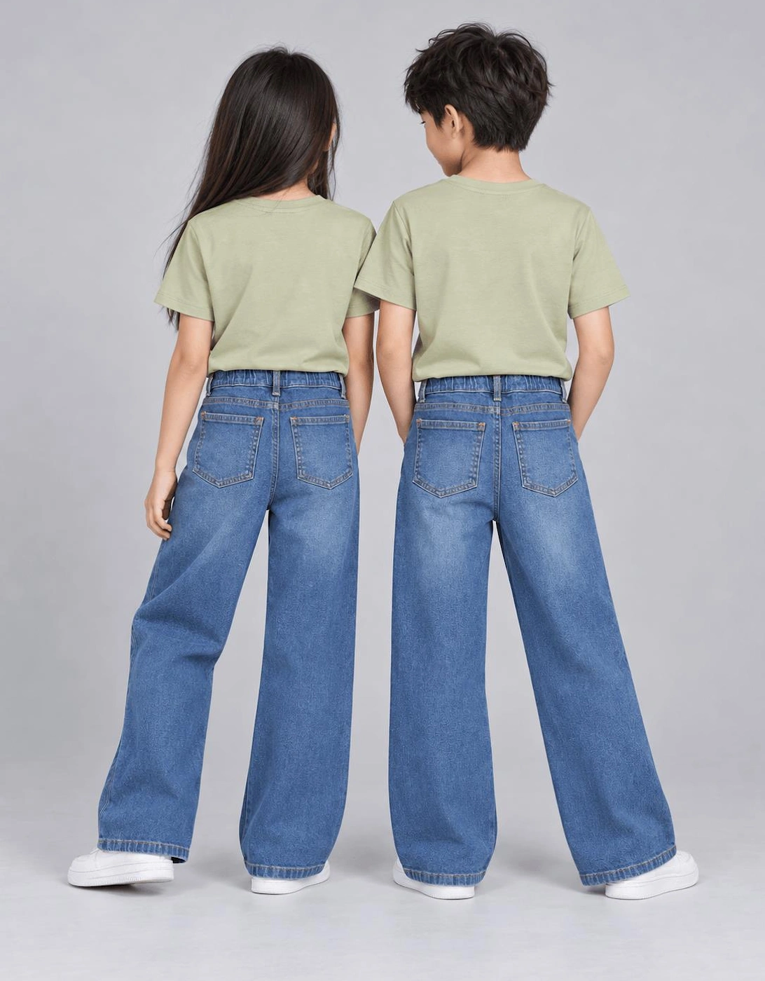 Childsplay Basics Kids Oversized T-Shirt in Green
