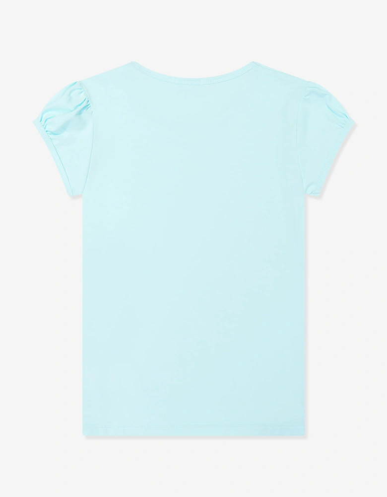 Childsplay Basics Girls Cotton T-Shirt in Blue