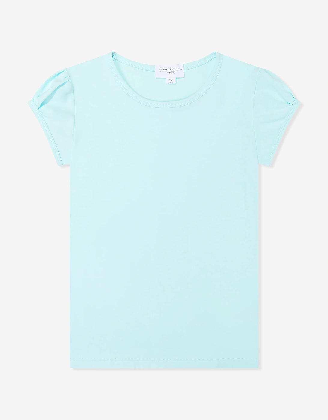 Childsplay Basics Girls Cotton T-Shirt in Blue