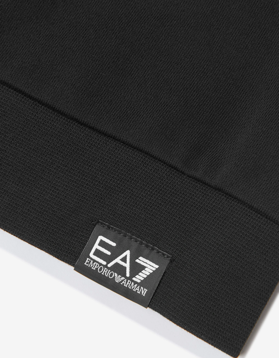 EA7 Emporio Armani Boys Train Oversize Logo Sweatshirt in Black