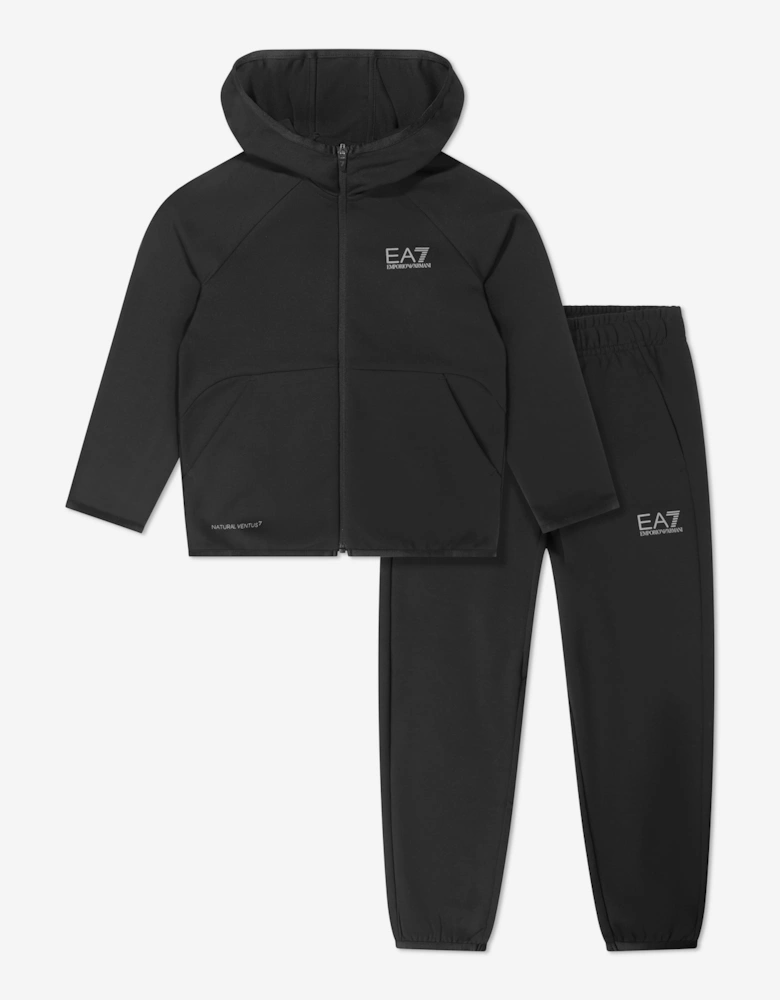 EA7 Emporio Armani Boys Natural VENTUS7 Tracksuit in Black