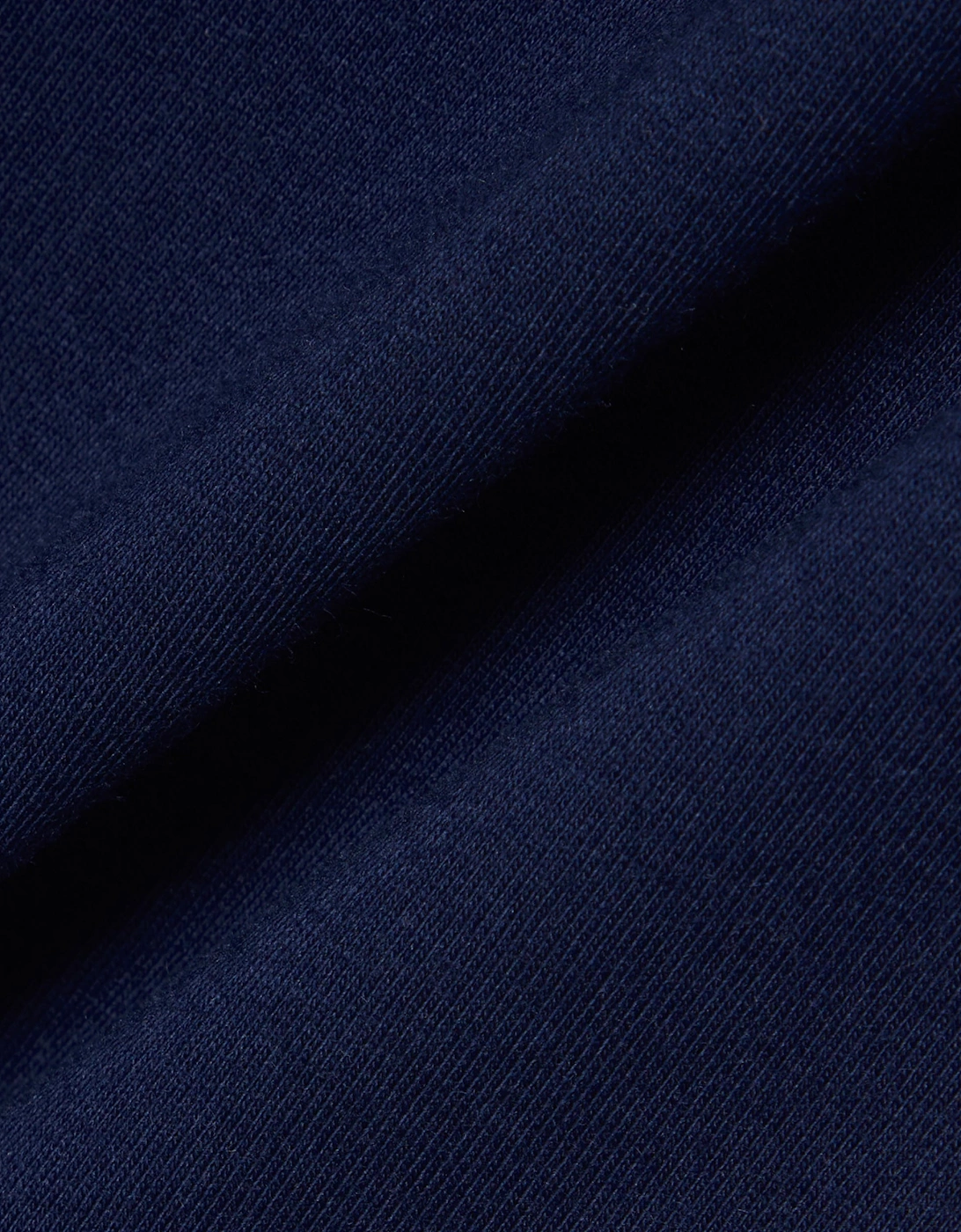 Lacoste Fleece Mens Lounge Hoodie - Navy Blue/White 525