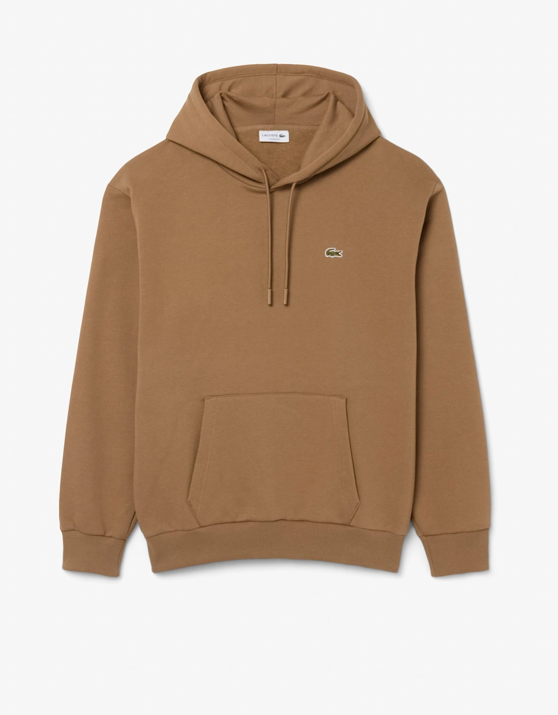 Lacoste Fleece Mens Classic Fit Hoodie - Cookie SIX