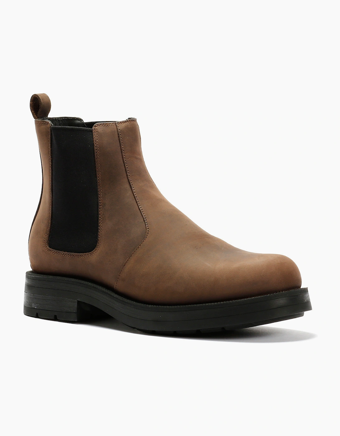 Kleman Escouade Nubuck Men's Coffee Chelsea Boots