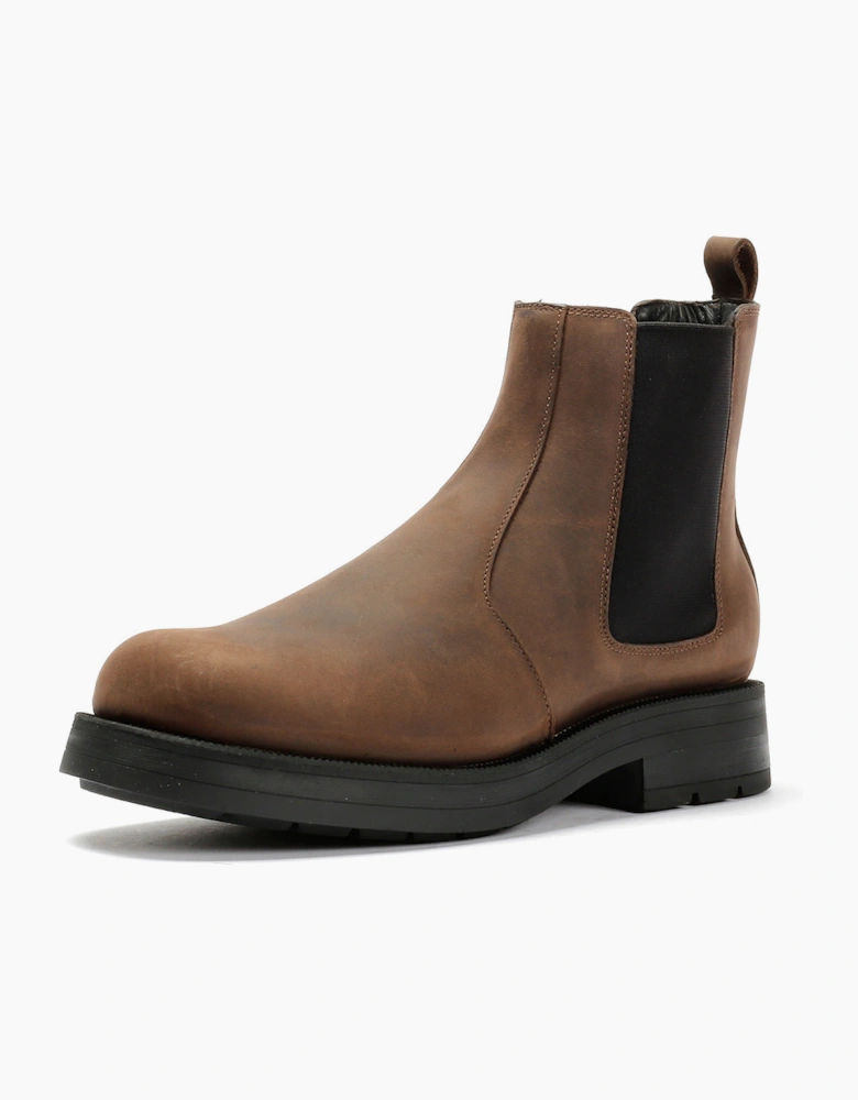 Kleman Escouade Nubuck Men's Coffee Chelsea Boots