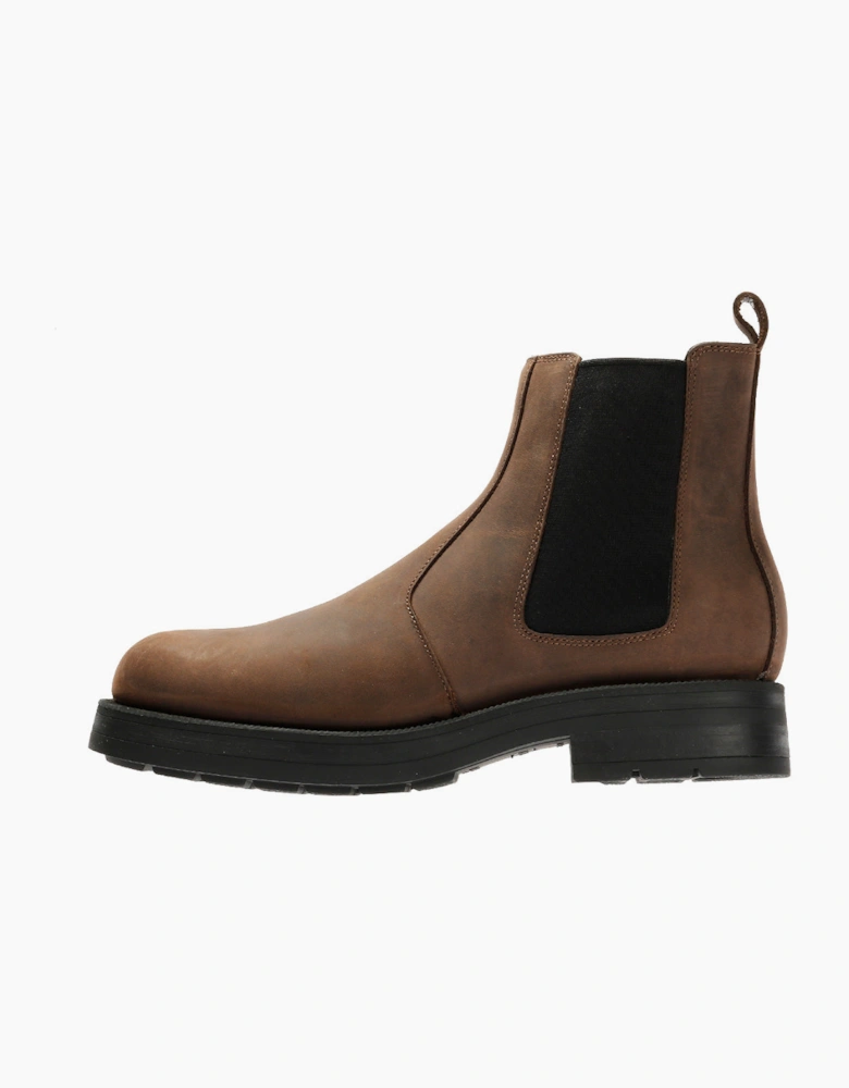 Kleman Escouade Nubuck Men's Coffee Chelsea Boots