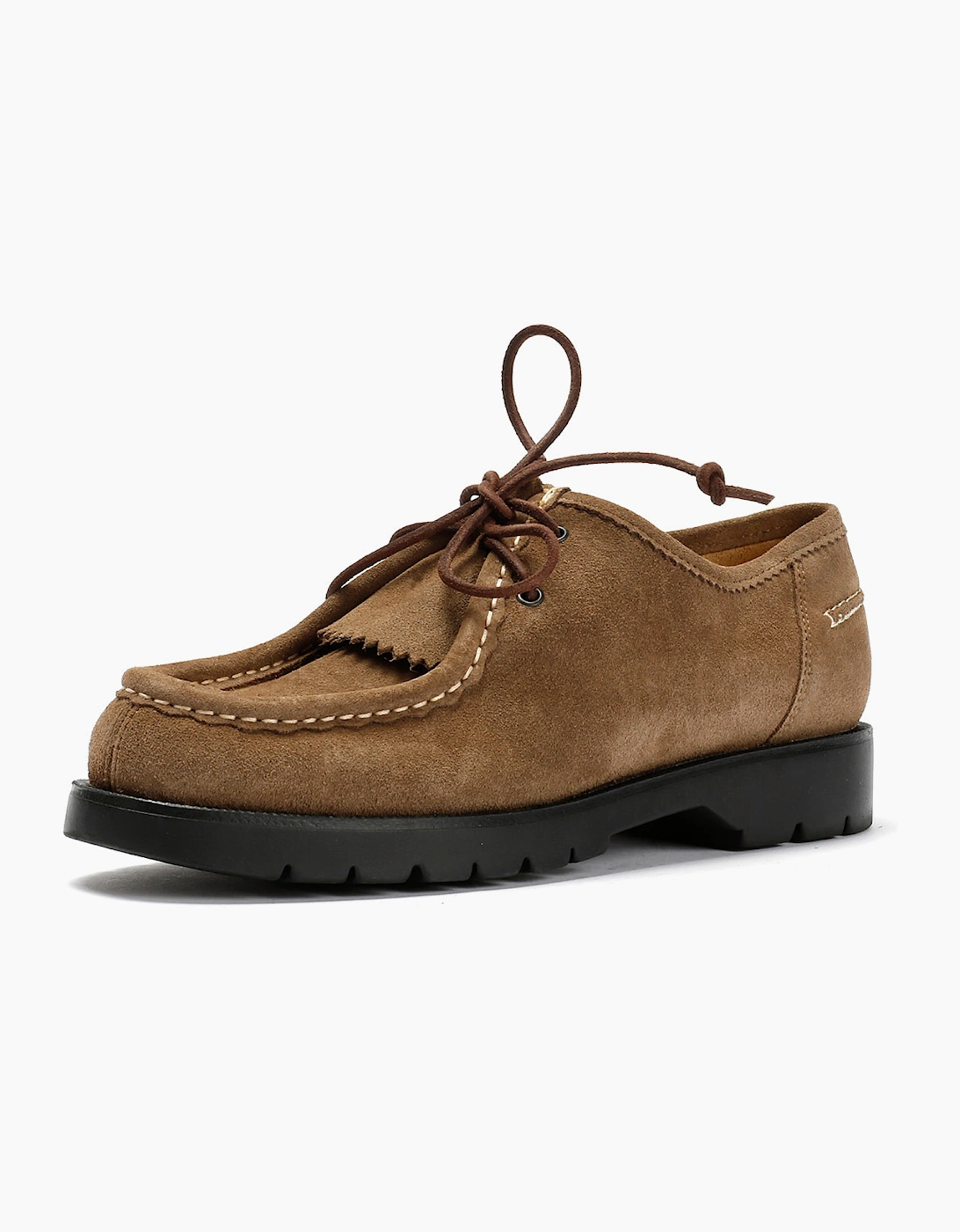 Kleman Padror MX V Suede Men's Taupe Lace-Up Shoes
