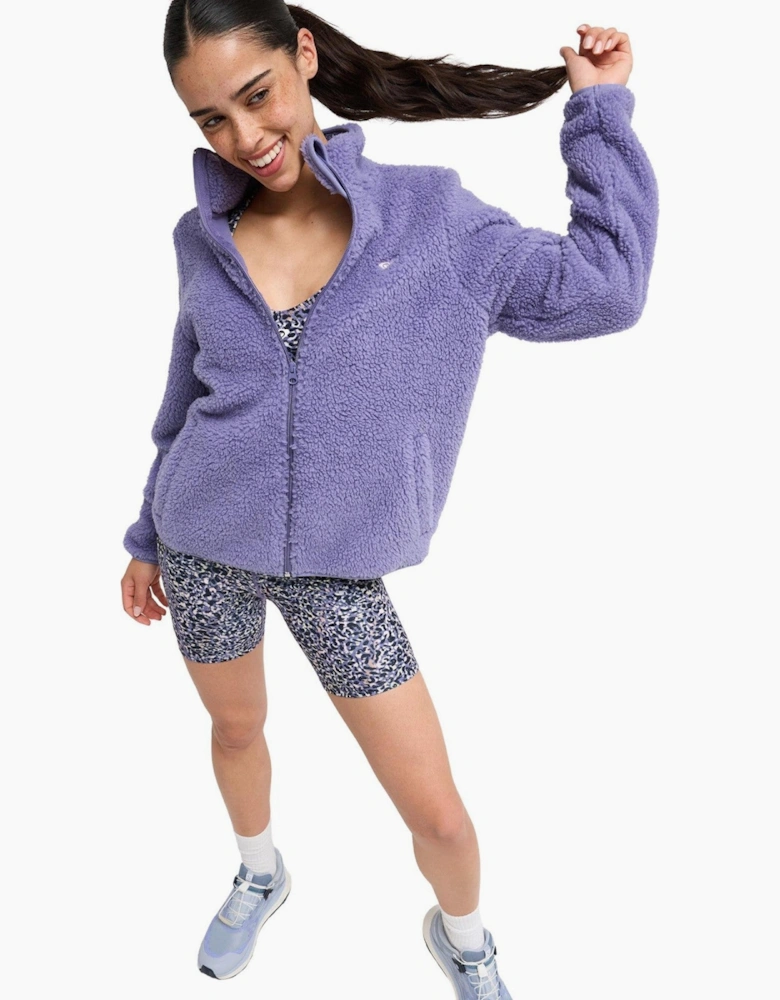 Roxy Womens Waves Of Warmth Polar Full Zip Fleece