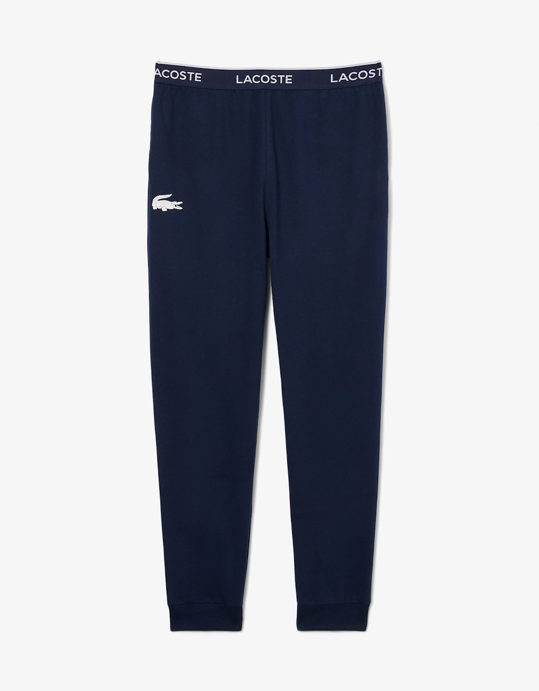 Lacoste Fleece Mens Loungewear Pants - Navy Blue/White 525