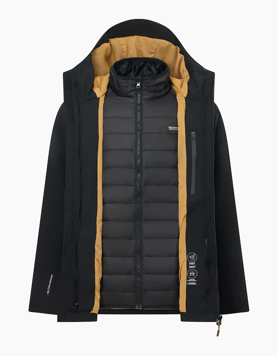 Regatta Mens Wentwood 3 in 1 Jacket