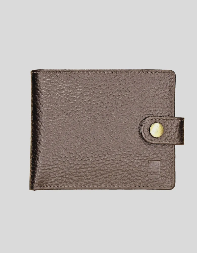 Sophos Pebble Grain Tabbed Wallet - Brown