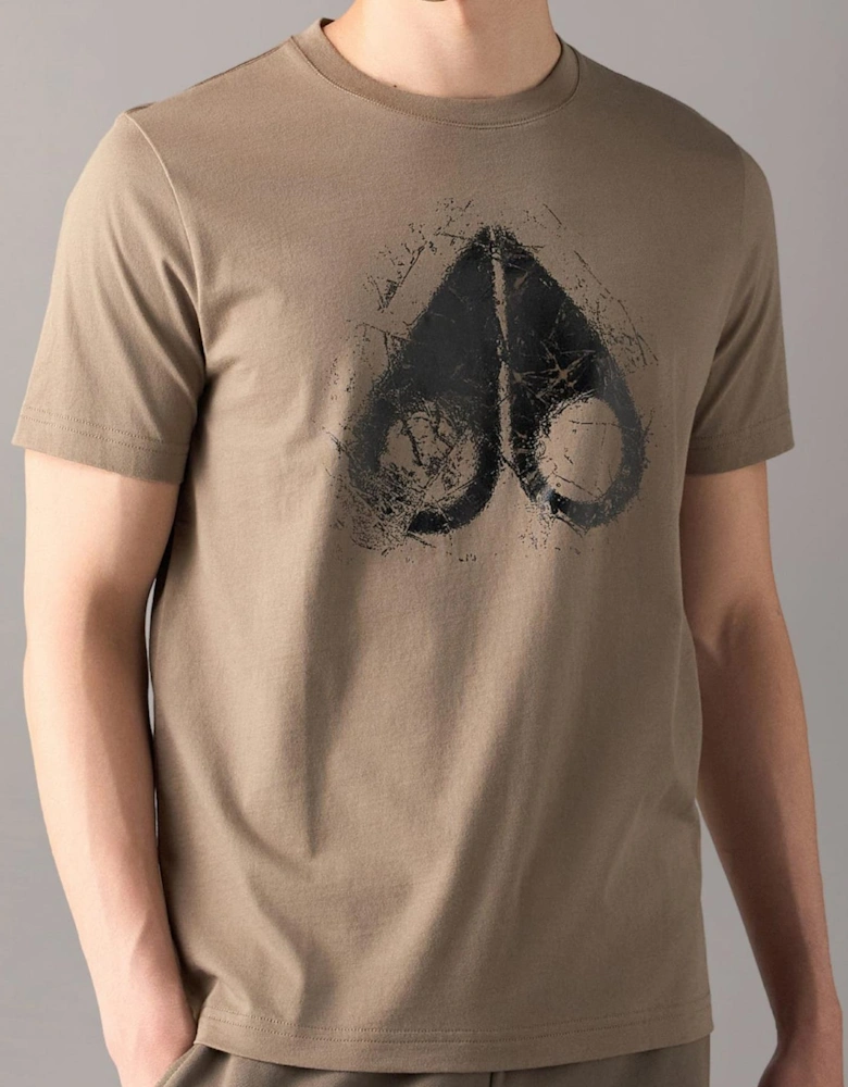 Icebreak Graphic Logo Ashen Brown T-Shirt