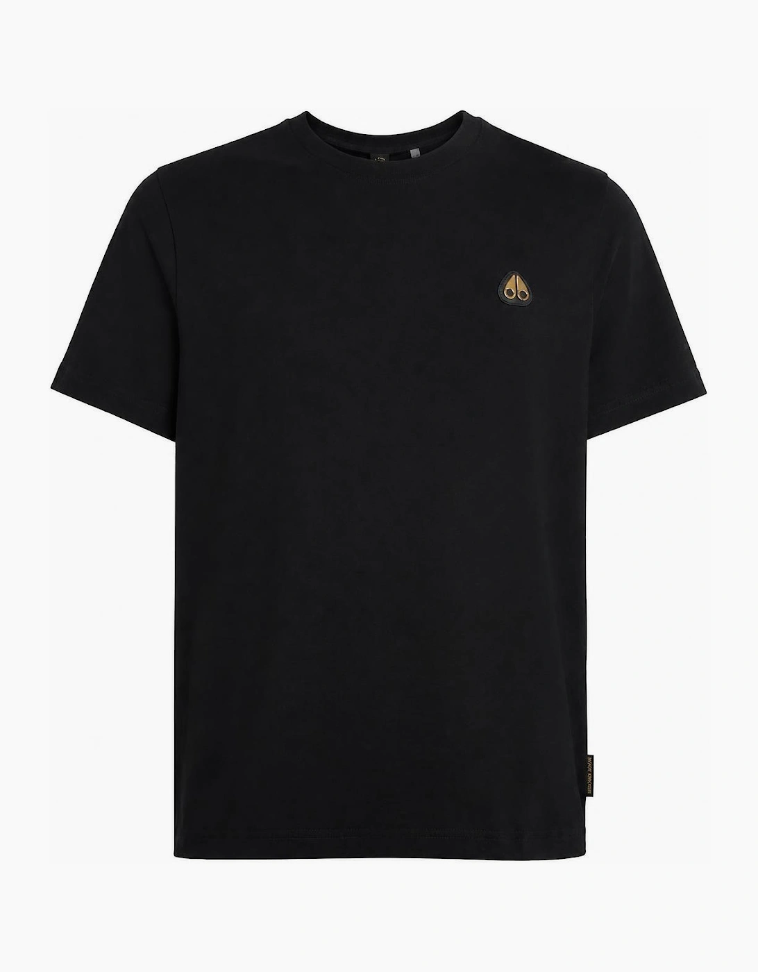 Gold Series Crescent Metal Logo Black T-Shirt