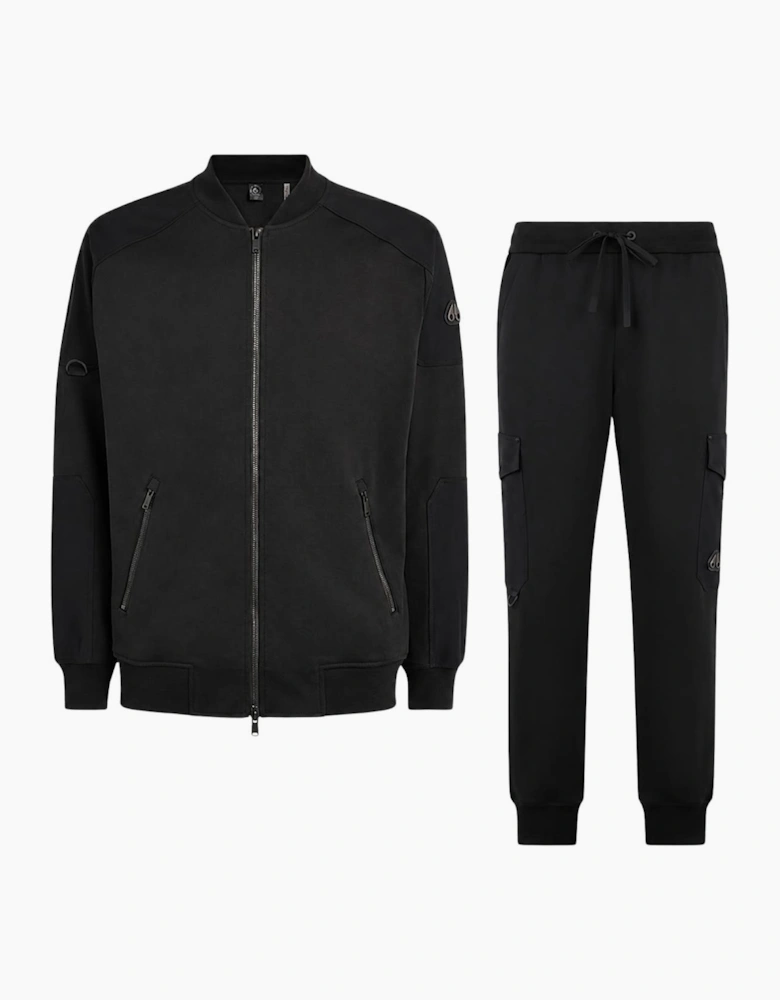Dalon Zip Up Black Tracksuit