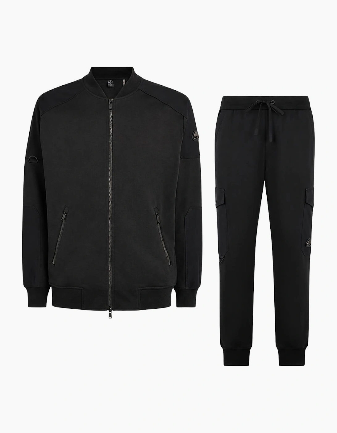 Dalon Zip Up Black Tracksuit