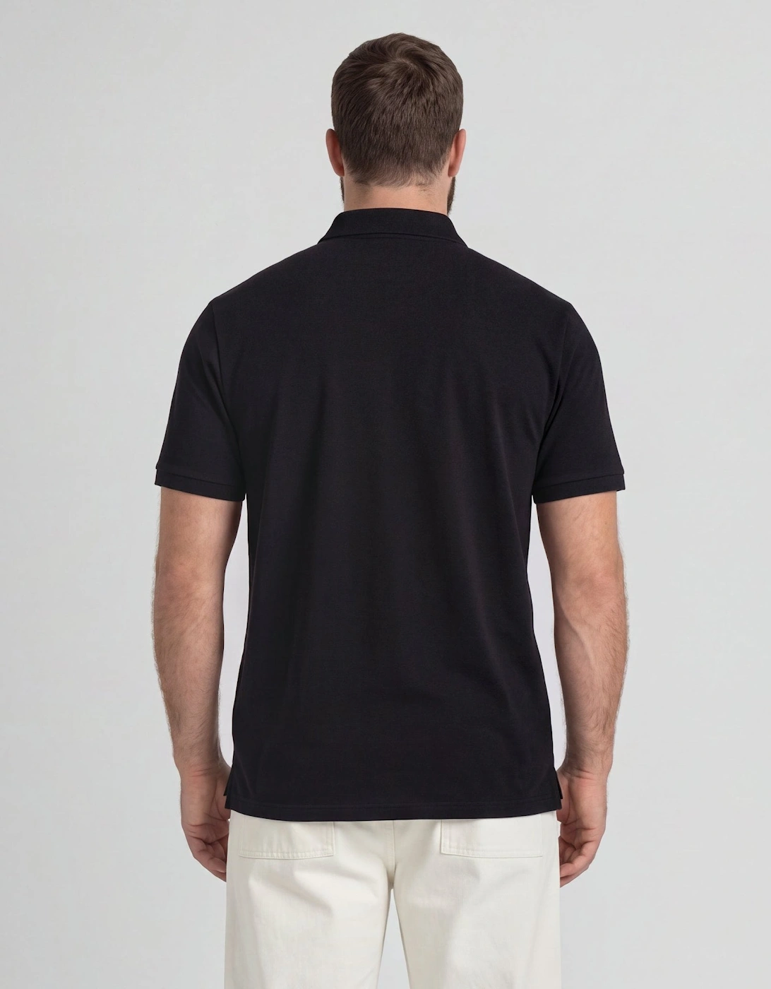 1/4 Zip Short Sleeve Polo Shirt
