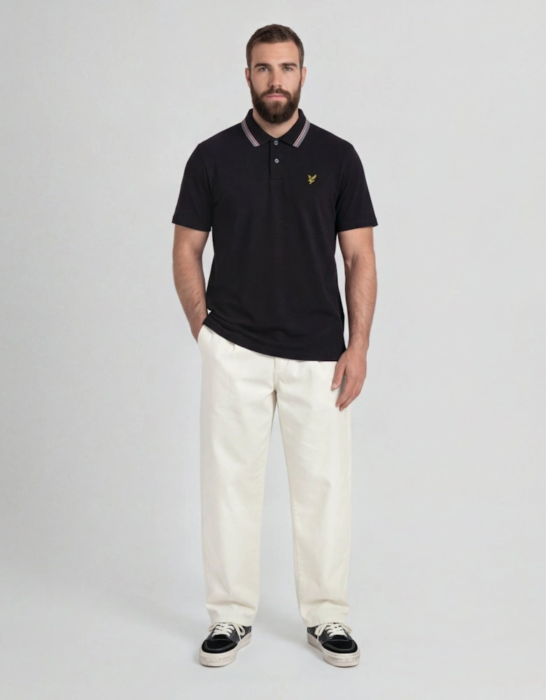 Tipped Track Polo Shirt
