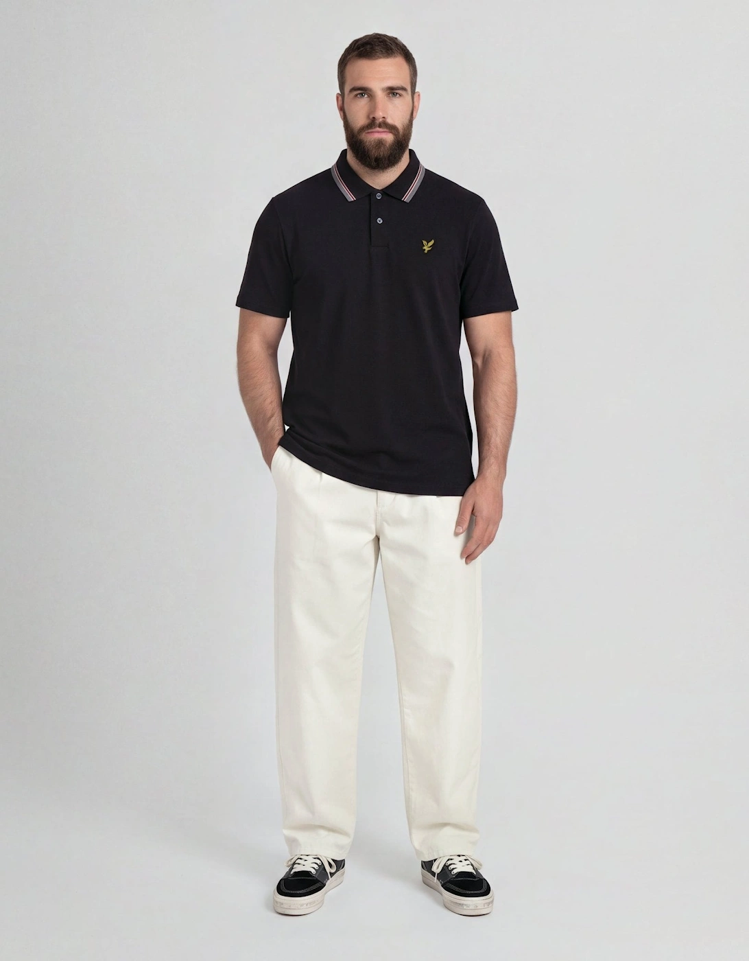 Tipped Track Polo Shirt
