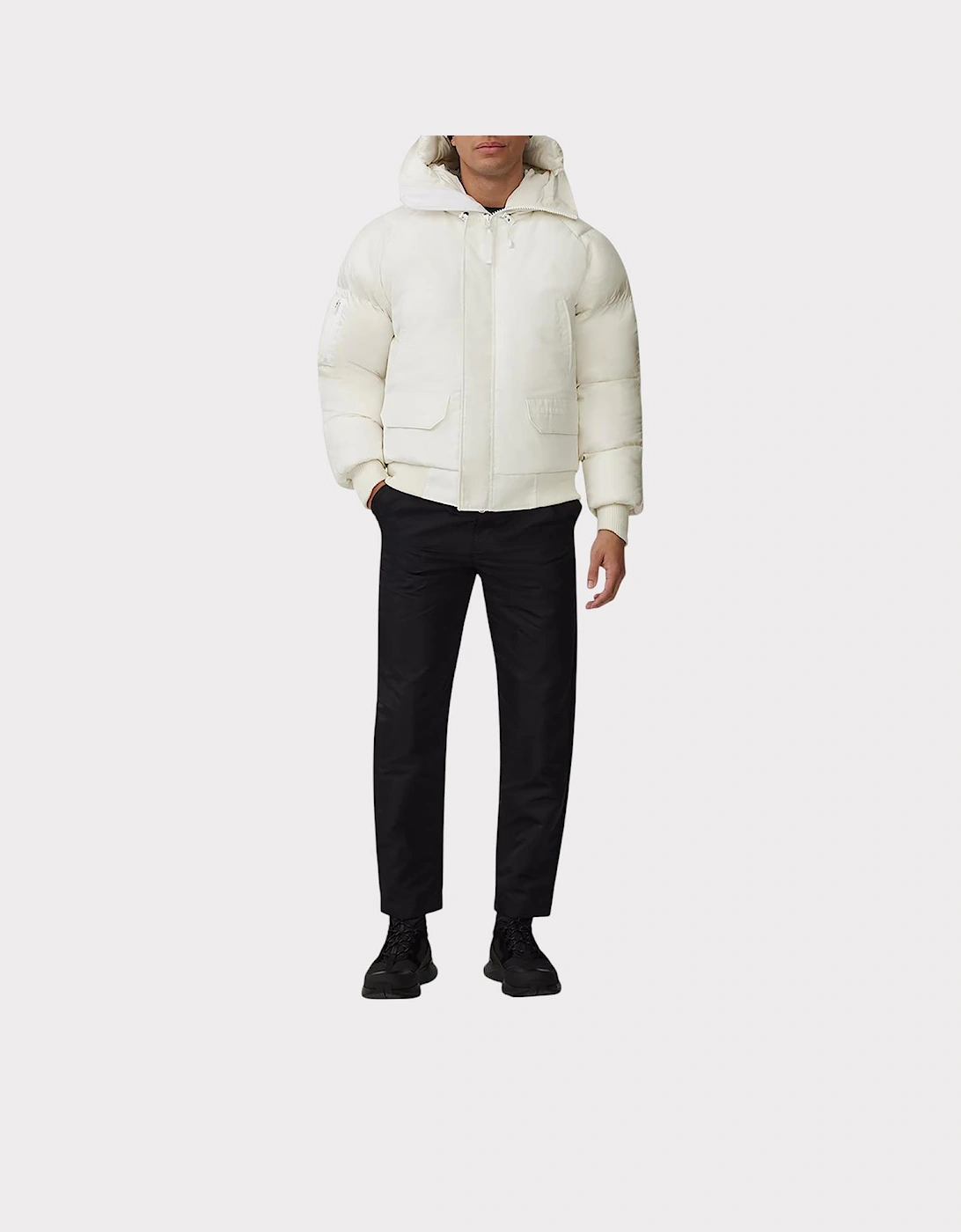 Paradigm Chilliwack Down Bomber Jacket White