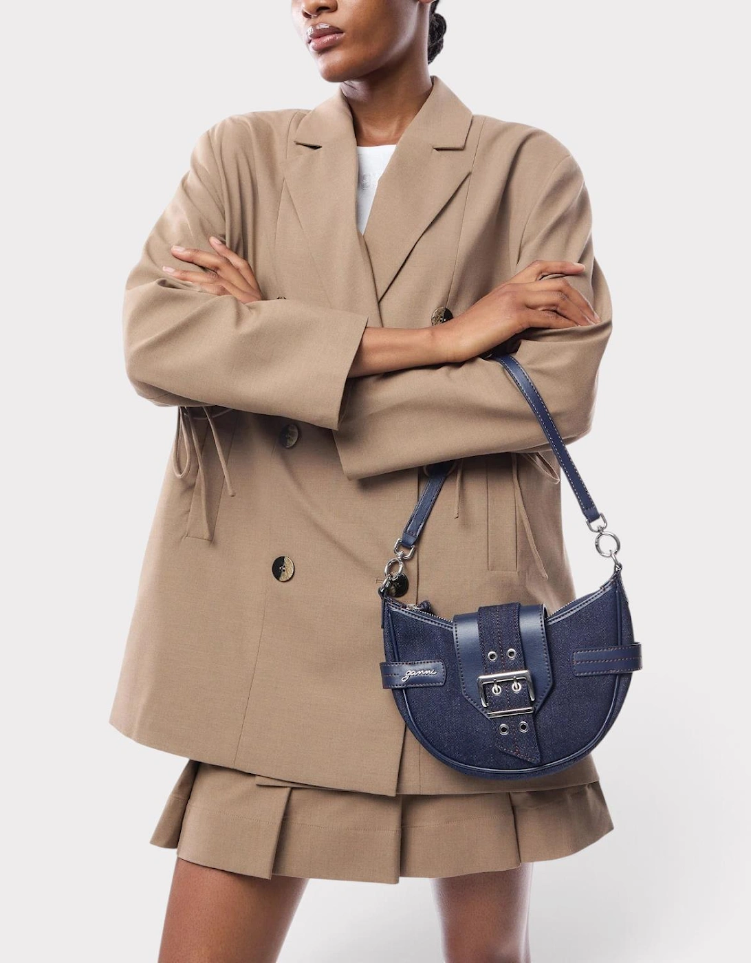 Bucky Bag Small Crossbody Denim