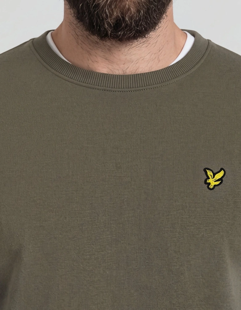 Cotton Crew Neck Sweatshirt