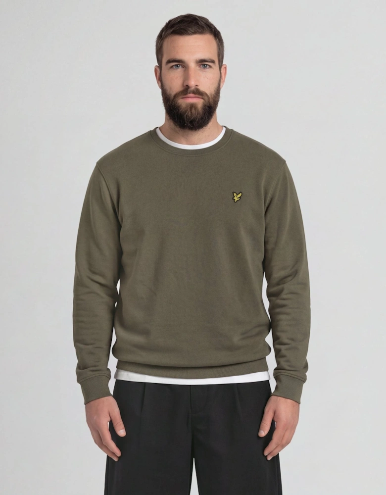 Cotton Crew Neck Sweatshirt