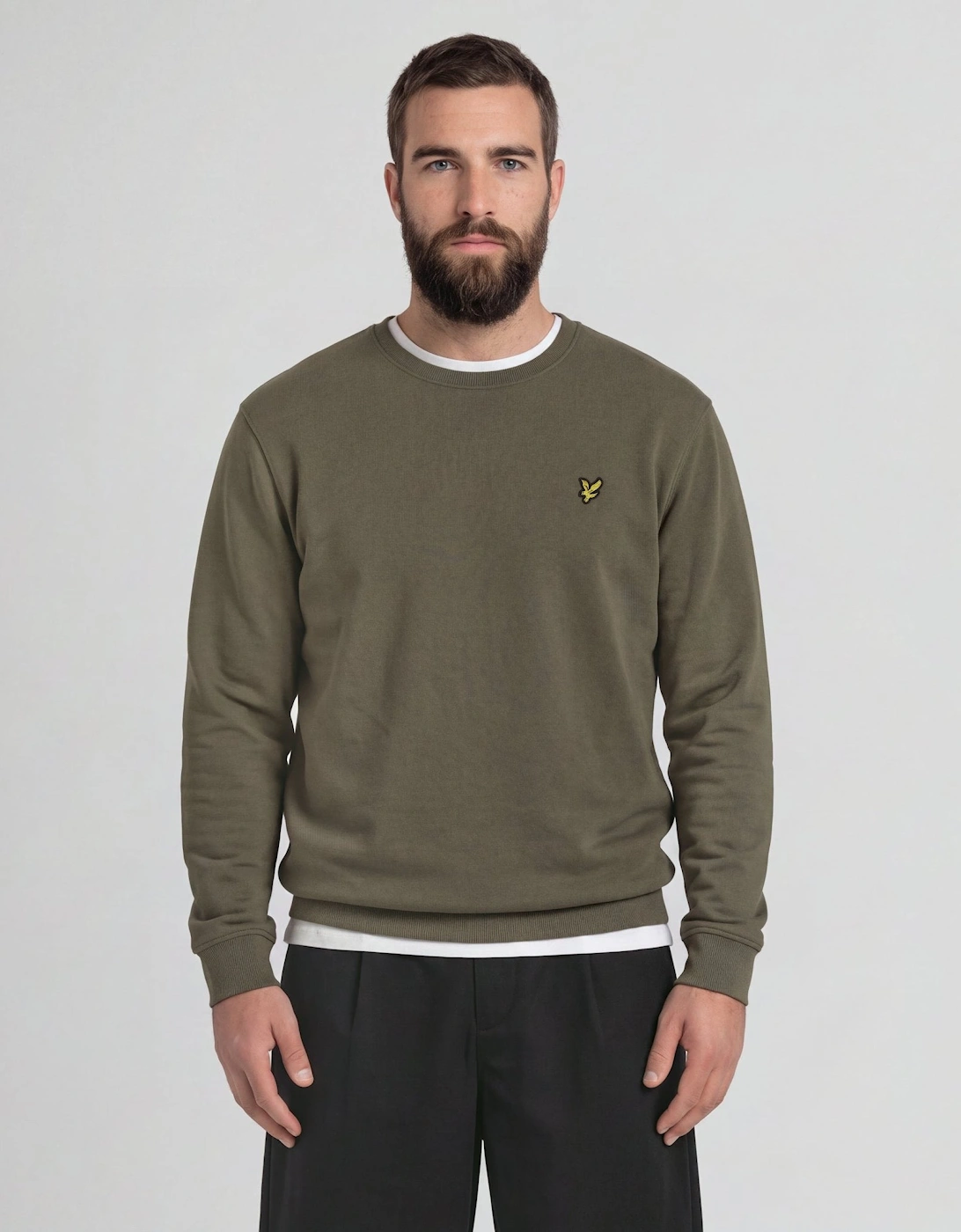 Cotton Crew Neck Sweatshirt