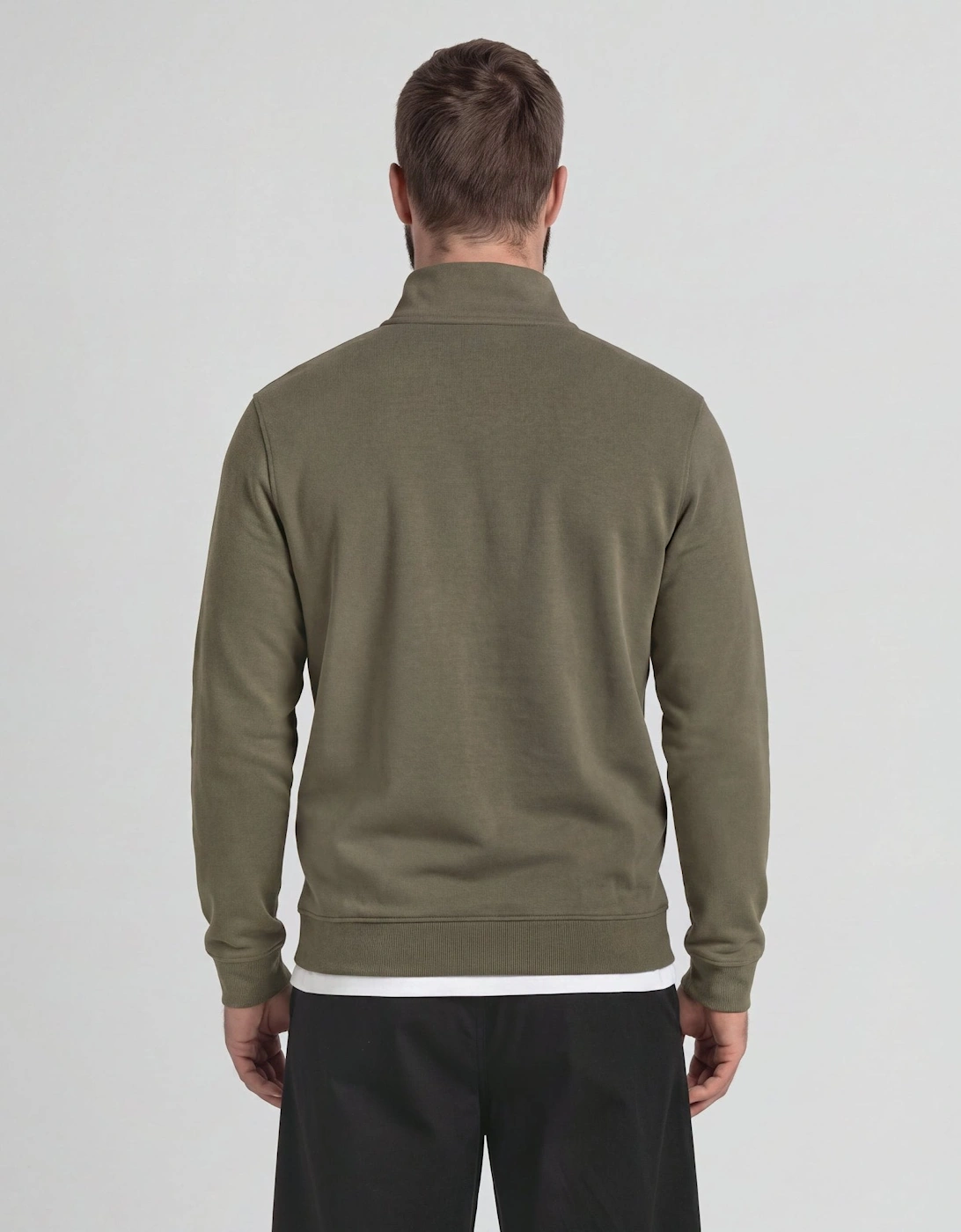 Cotton Loopback 1/4 Zip Sweatshirt