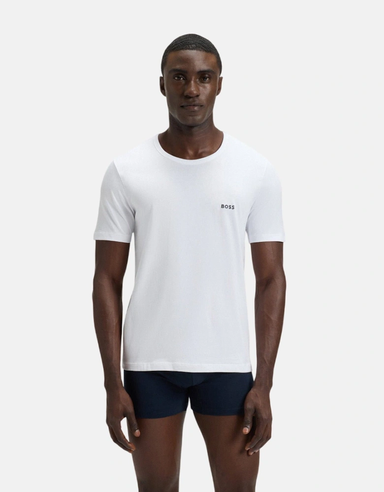 BOSS 3-Pack Cotton T-Shirts White Navy Grey